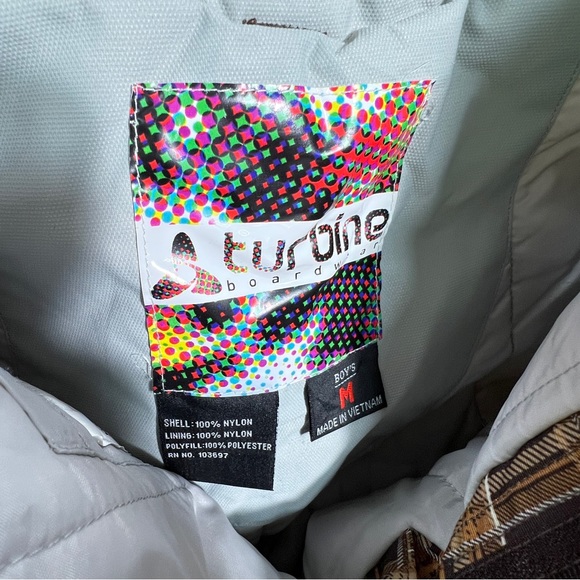 Turbine Boardwear Ski Snow Pants Size M Very Nice EUC Pockets Galore Cozy Warm - Picture 13 of 17